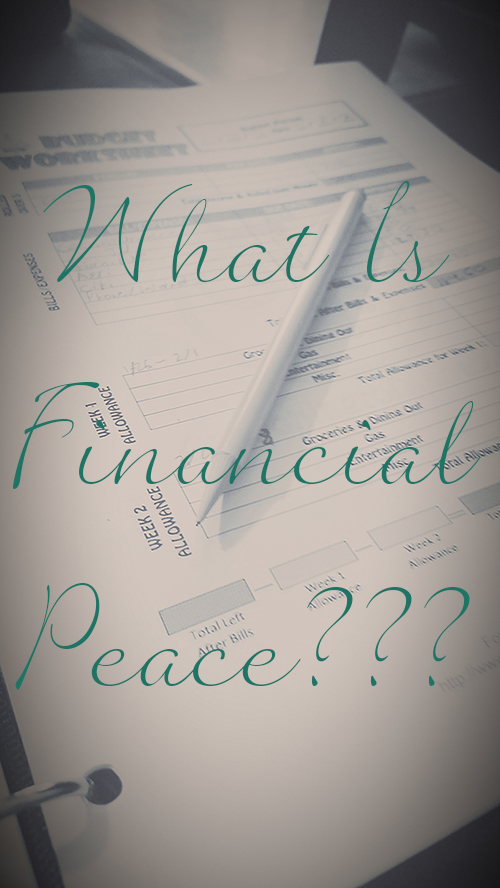 What Is Financial Peace???